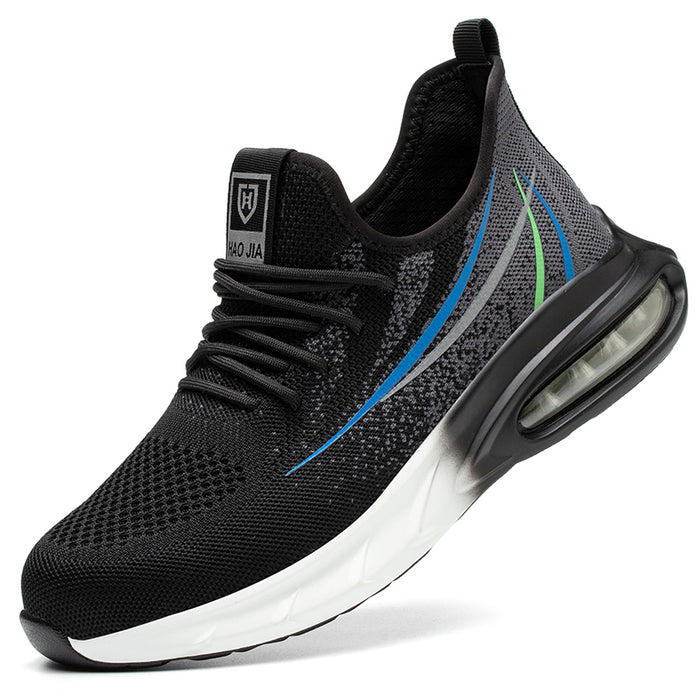 Chaussure de sécurité mixte grise style basket - confort et légèreté - embout renforcé norme S3