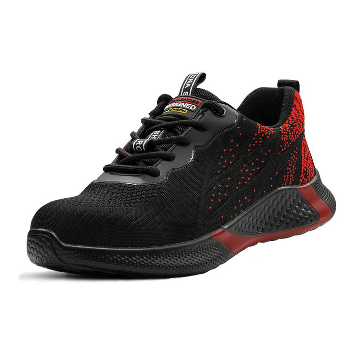 Chaussure de sécurité mixte rouge – légère et ultra confortable – norme S3