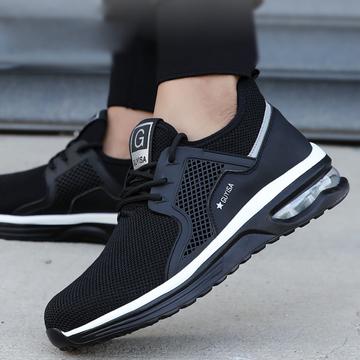 Chaussure de sécurité mixte souple et robuste style basket – Embout renforcé – Idéale pour le travail