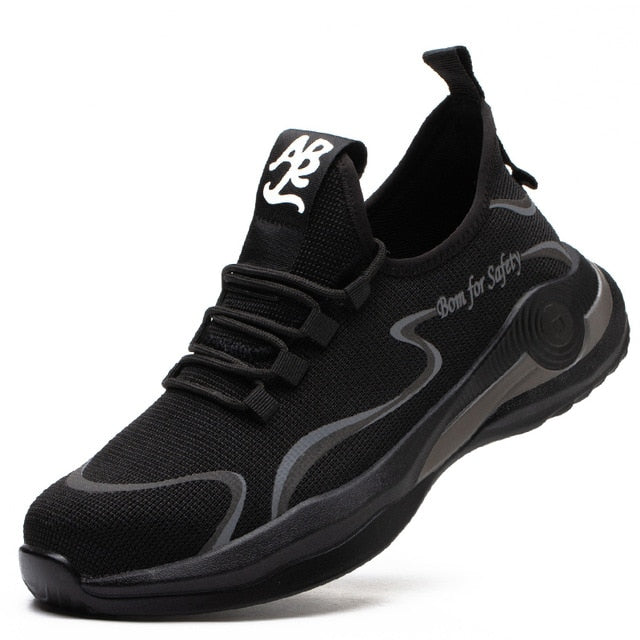 Chaussure de sécurité noire mixte style basket – indestructible et confortable – norme S3