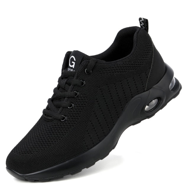 Chaussure de sécurité noire mixte style basket – ultra souple – embout renforcé