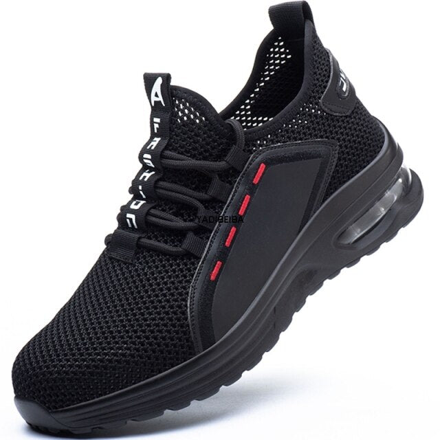 Chaussure de sécurité mixte noire – embout acier – souple, légère – norme S3