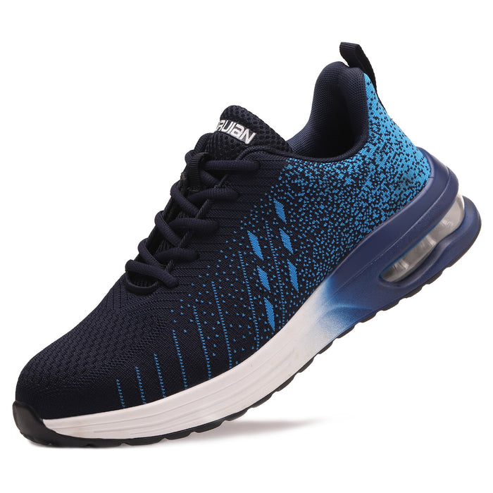Chaussure de sécurité mixte bleue style basket - confort et légèreté - embout renforcé norme S3