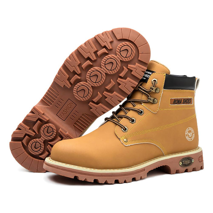 Boots / Bottines de Sécurité Beige - Homme et Femme - Robuste et Confortable S3