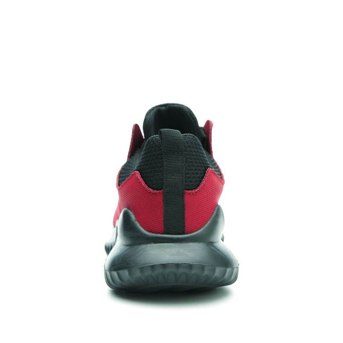 Basket / Chaussure de sécurité Rouge - Homme et Femme - Ultra-Légère, Résistante et Confortable - S3