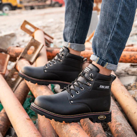 Chaussure de Sécurité Montante LONDON - Bottines de Travail S3 SRC [Haute Résistance & Design Anglais]