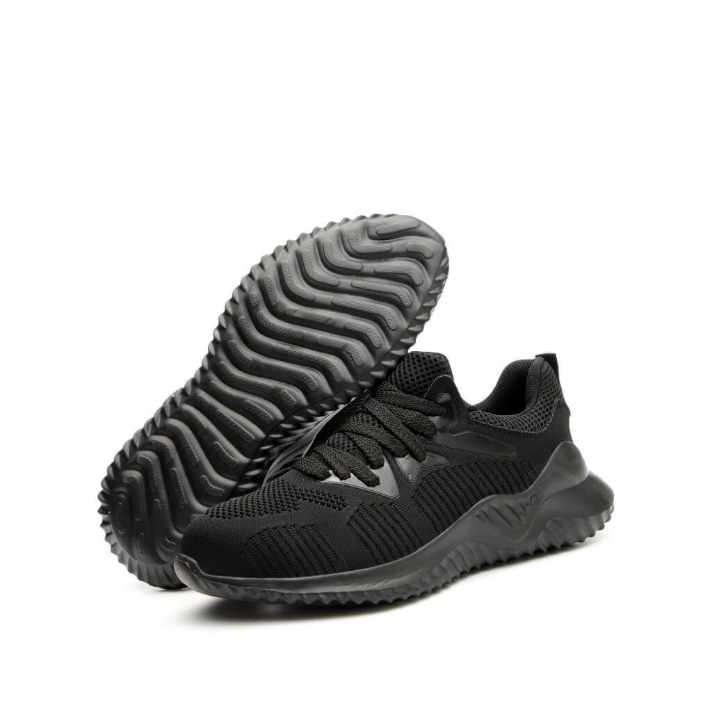 Chaussures De Sport Homme ERICAT - Semelle Compensée - Gris Colorblock - Respirantes - Pour Fitness, Marche, Jogging