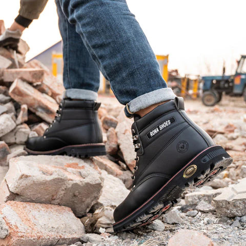 Chaussure de Sécurité Montante LONDON - Bottines de Travail S3 SRC [Haute Résistance & Design Anglais]