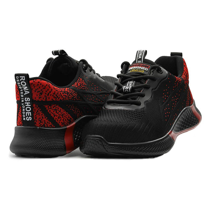 Chaussures / Basket de sécurité Rouge - Homme et Femme - Légère et ultra-confortable S3
