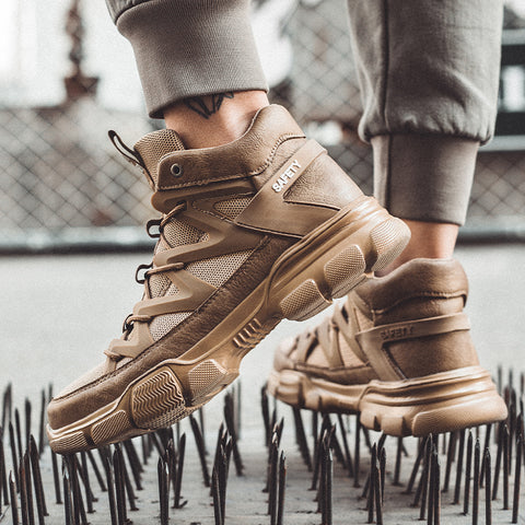 Chaussure de Sécurité Montante SANDSTORM - Travail S3 SRC [Coloris Sable & Maintien Renforcé]