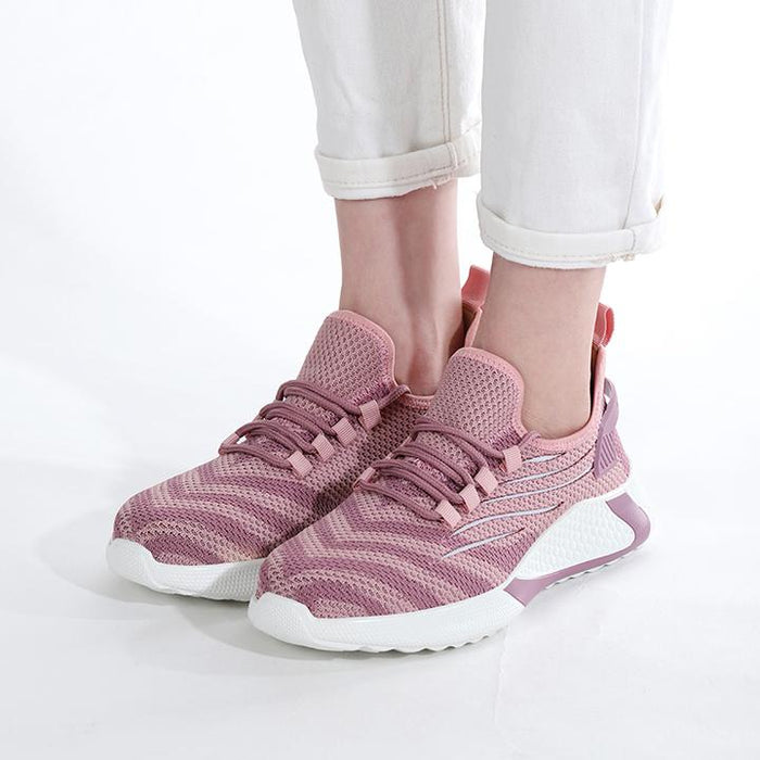 Chaussure / Basket de sécurité Femmes - Ultra-légère et confortable rose à coque