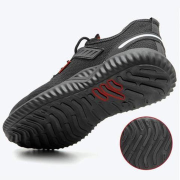 Locaro S3 Pro Chaussures De Sécurité Ultra-Légères Antidérapantes Homme Femme Baskets Travail Résistantes Chocs Confort Toute La Journée