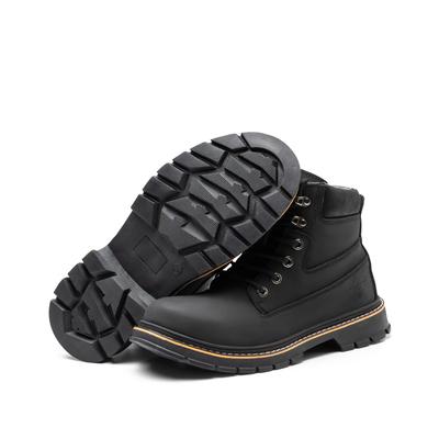 Boots de sécurité durable cuir noire